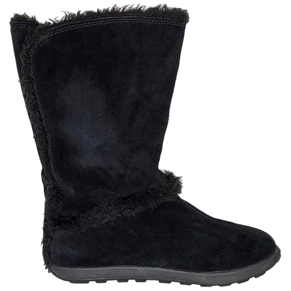 Timberland Women's Mukluk Size 8 Black Suede Pull-on Boots - Picture 4 of 13